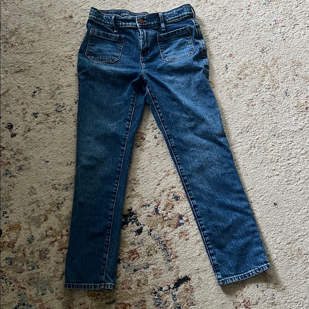 Crewcuts J. Crew Girls Straight Leg Jeans Medium Wash Size 12